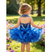 Infant/toddler/baby/children/kids Girl's glitz Pageant evening/prom Dress/clothing G153royal blue Infant/toddler/baby/children/kids Girl's glitz Pageant evening/prom Dress/clothing G153royal blue